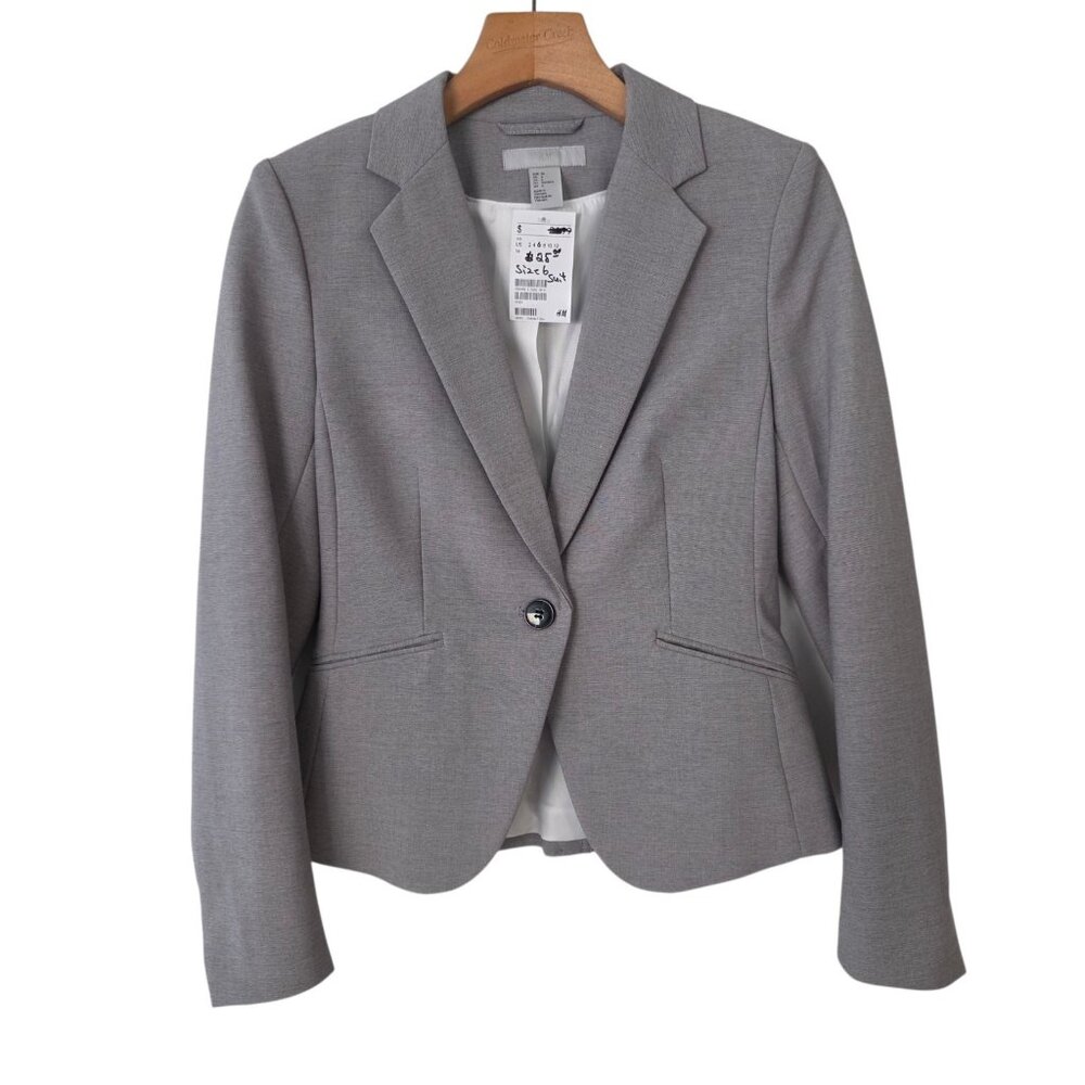 H&M Light Gray Women's Tailored Blazer